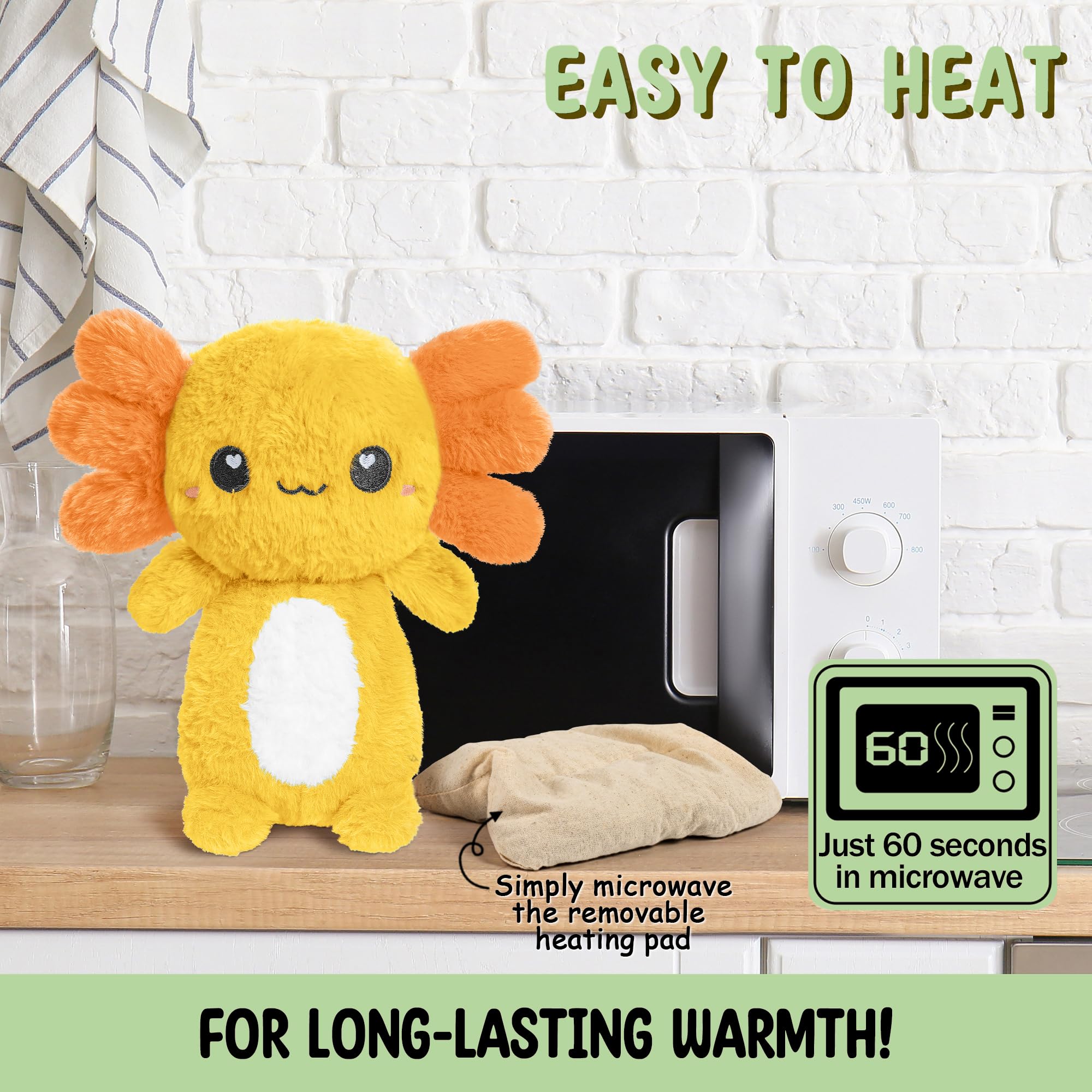 Peluche Happy Fuel utilisable chaude ou froide pour détente.