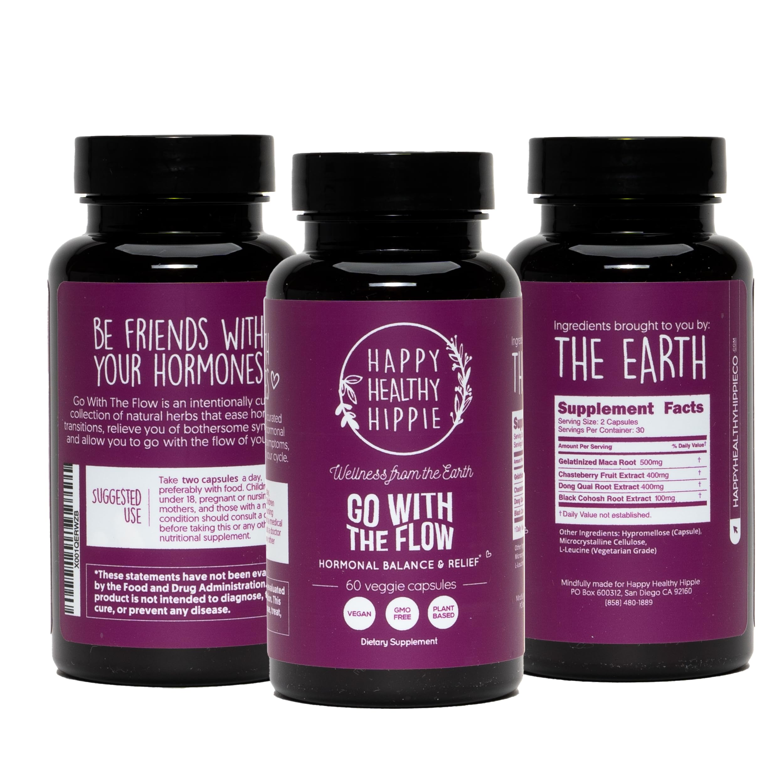 Bouteille près d'éléments naturels évoquant bien-être féminin.