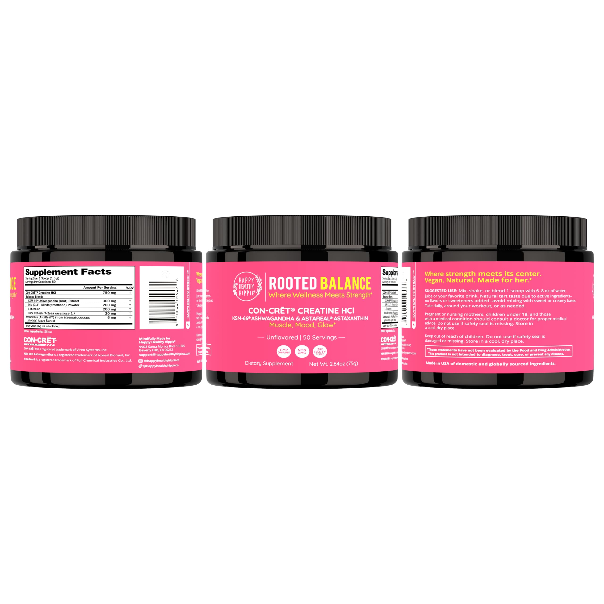 Happy Healthy Hippie Poudre sans saveur, parfaite pour smoothies.