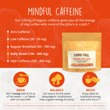 Tableau d'ingrédients Happy Healthy Hippie avec prébiotiques pour digestion douce.