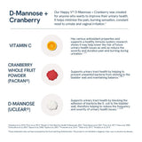 Mise en scène quotidienne: Happy V D-Mannose Cranberry, routine saine.