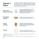 Happy V Débloat + Digest – prébiotiques-probiotiques: aide l’équilibre intestinal.