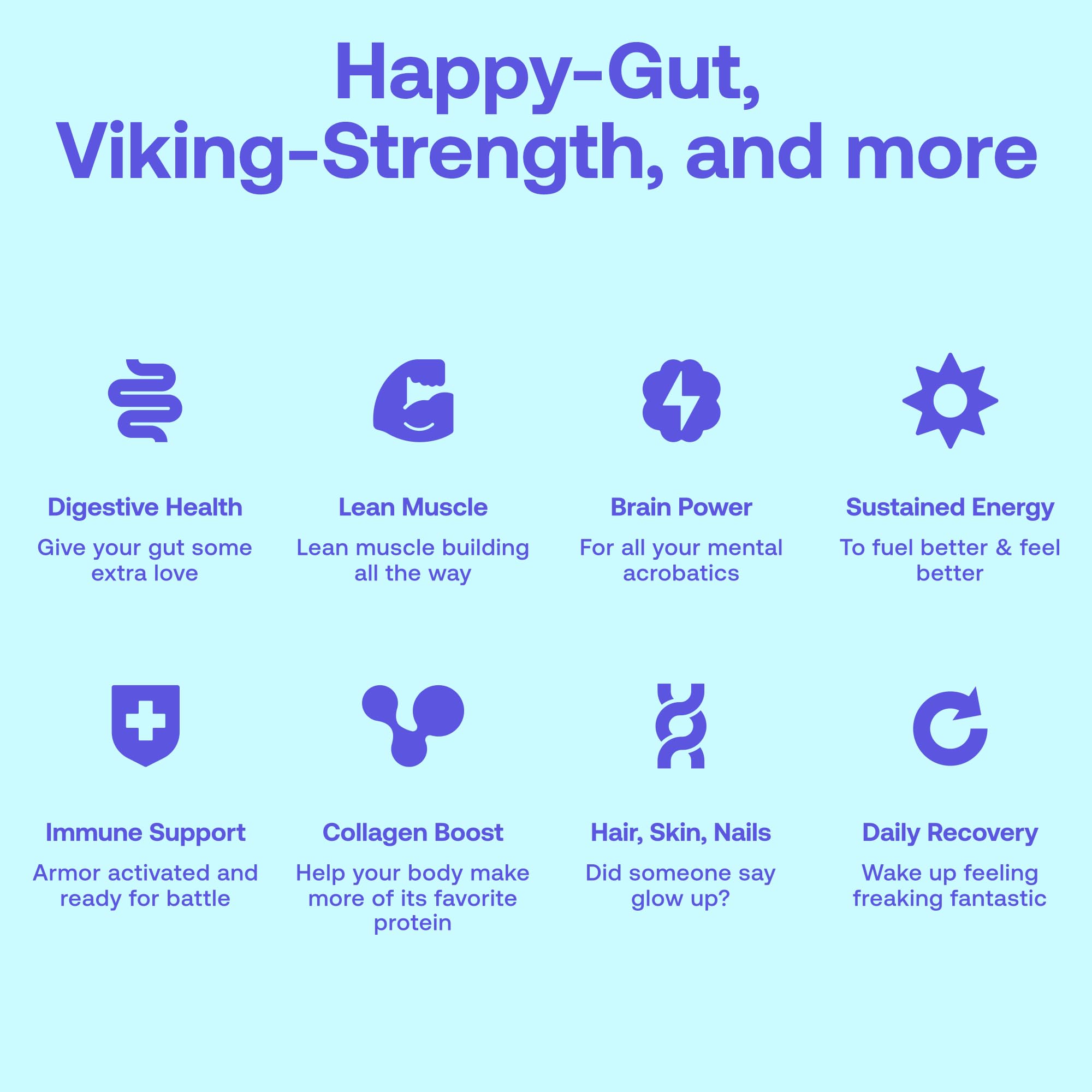 Happy Viking emballage-1-sac: emballage pratique pour emporter et mélanger partout.
