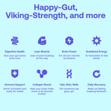 Happy Viking emballage-1-sac: emballage pratique pour emporter et mélanger partout.