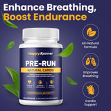 Happy Runner Pre-Run: énergie et endurance soutenues lors d'une séance.