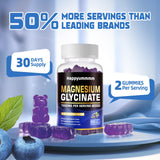 Sans gluten et sans colorants artificiels, Happyummmm magnésium myrtille.