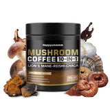 Happyummmm tasse café champignons, parfaite pour une pause réconfortante et concentrée.