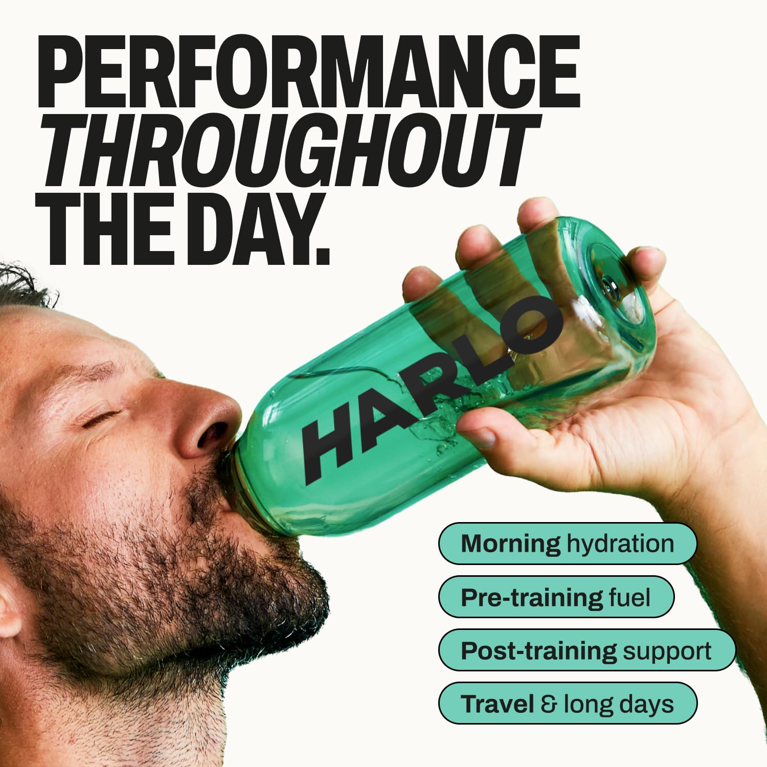 Harlo Electrolytes – dose facile, mélange précis pour hydratation ciblée.