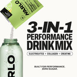 Harlo Electrolytes – sachets Framboise-Sel, maintien d’énergie et hydratation durable.