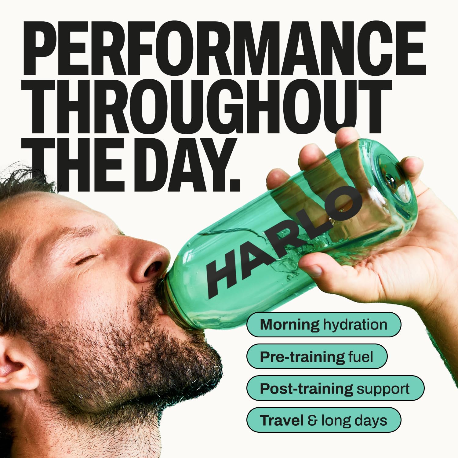 Harlo Electrolytes Stick Pack – arôme Citrus Salt conçu pour les sportifs.