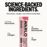 Harlo Framboise Stick Mélange Eau Froid: goût frais après une séance prolongée.