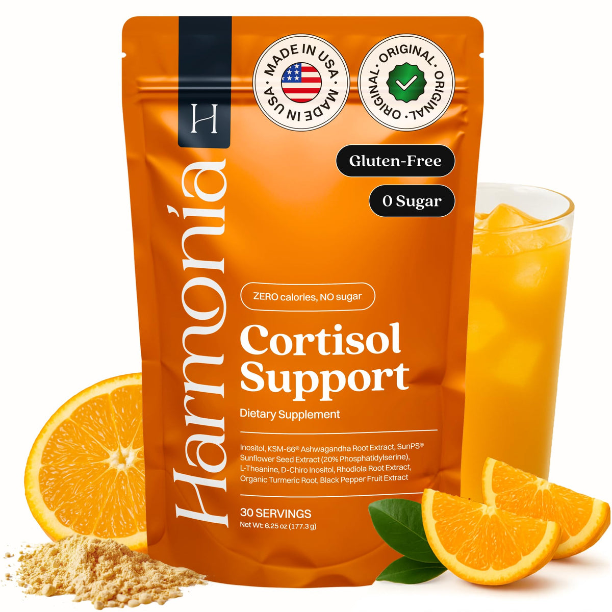 HARMONÍA Cortisol Cocktail : bouteille prête à intégrer une routine anti-stress.