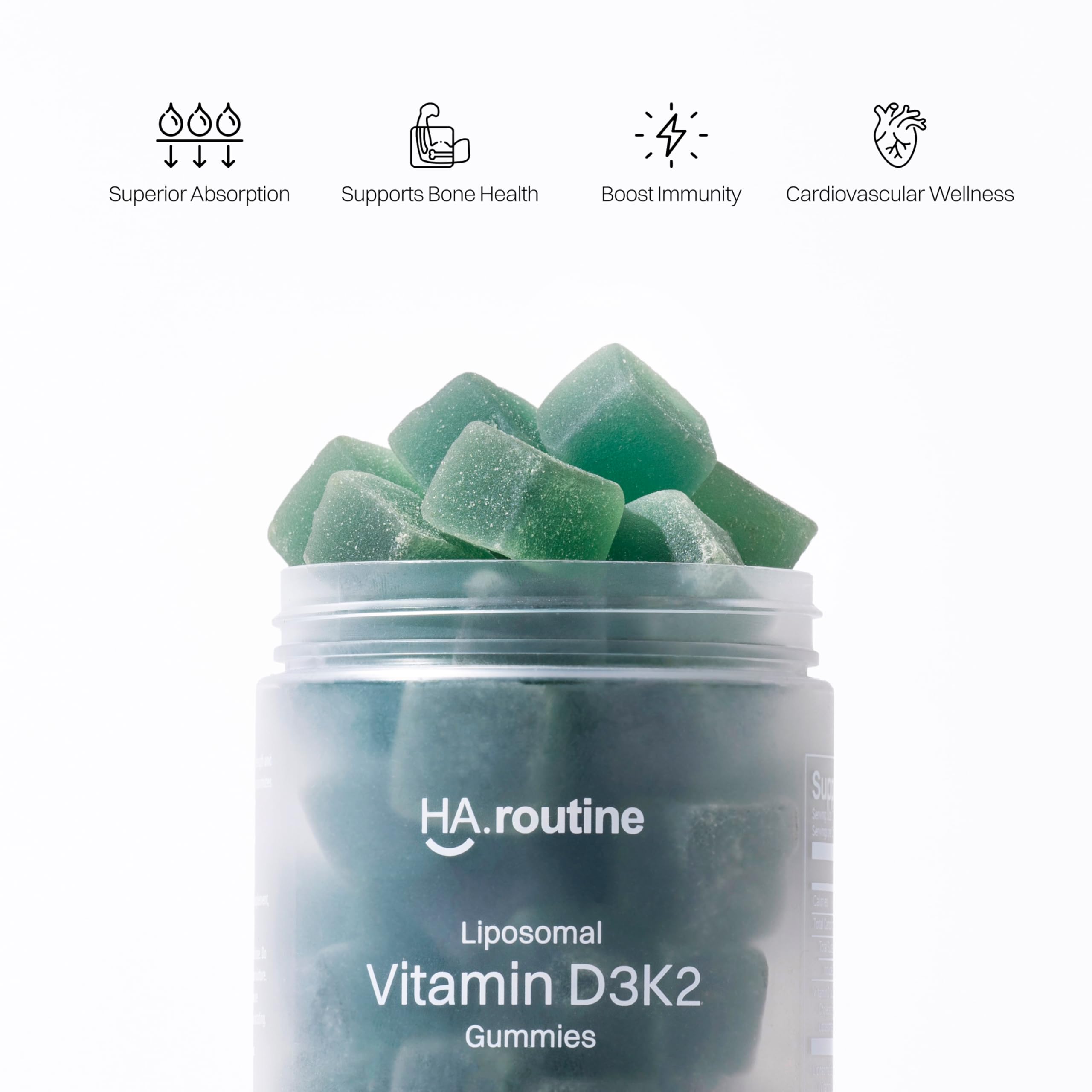 Haroutine absorption liposomale D3 K2: meilleure biodisponibilité pour votre routine.