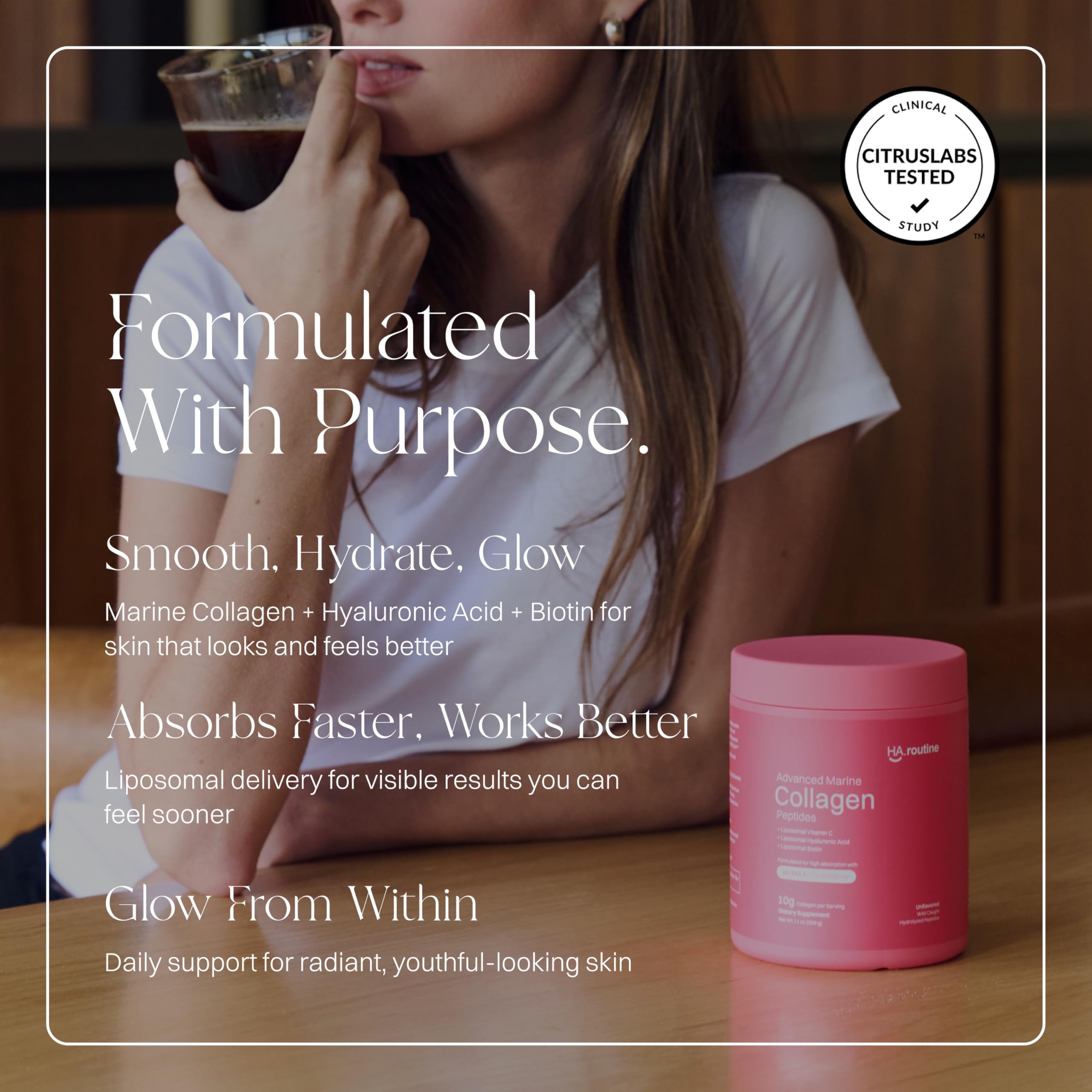 Haroutine vitamine C liposomale, effet éclat et hydratation durable.