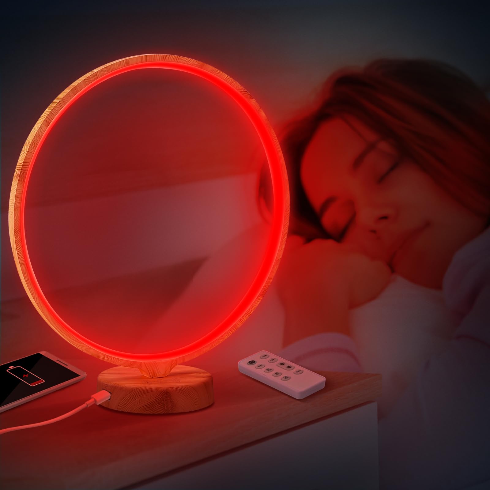 Lampe HAUBAT idéale en chambre d'enfant pour une lumière rassurante.