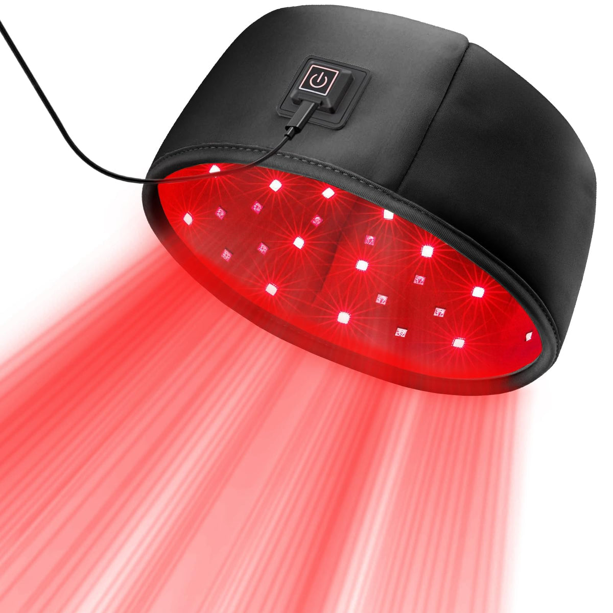 HAUBAT Laser Cap émet le laser pour stimuler le cuir chevelu.