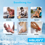 HAUEIRR coude: gel flexible réutilisable pour détente musculaire.