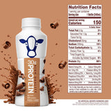 Shake haute-protein-nutrition-shake chocolat: bouteille prête à boire pour collation.