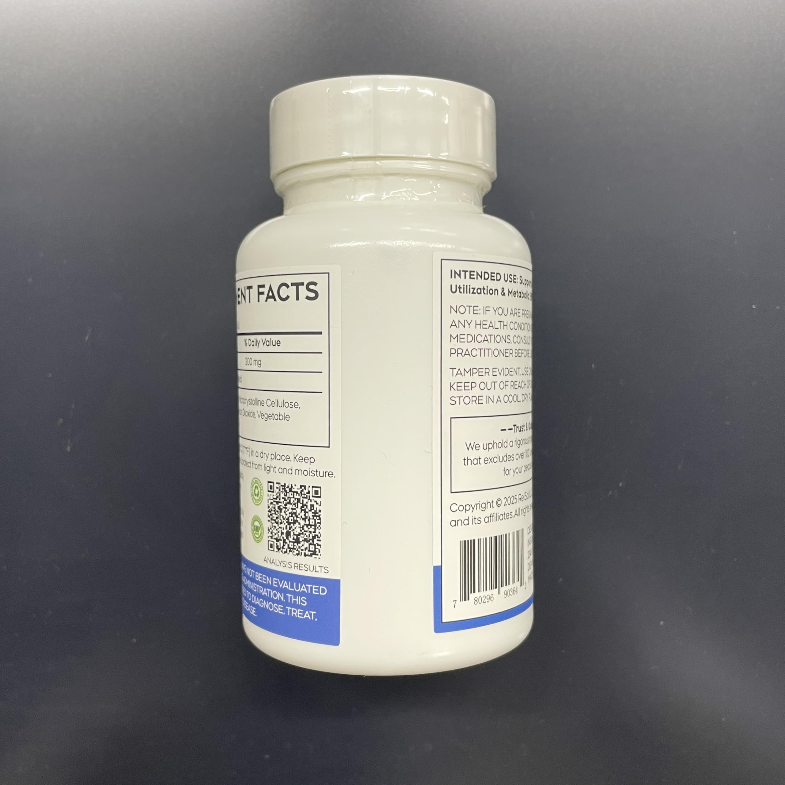 HAUVIEIUM'VITA ReiSci 5 Amino 1MQ, bouteille blanche élégante et pratique.