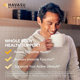 Dose de gummies HAVASU Curcuma Gingembre, 2 gommes, facilité d'utilisation