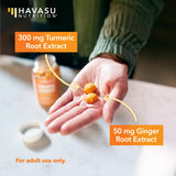 Emballage des gummies HAVASU Curcuma Gingembre, présentation claire et attrayante