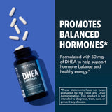 Étiquette végan sur le packaging DHEA HAVASU NUTRITION, conforme aux choix