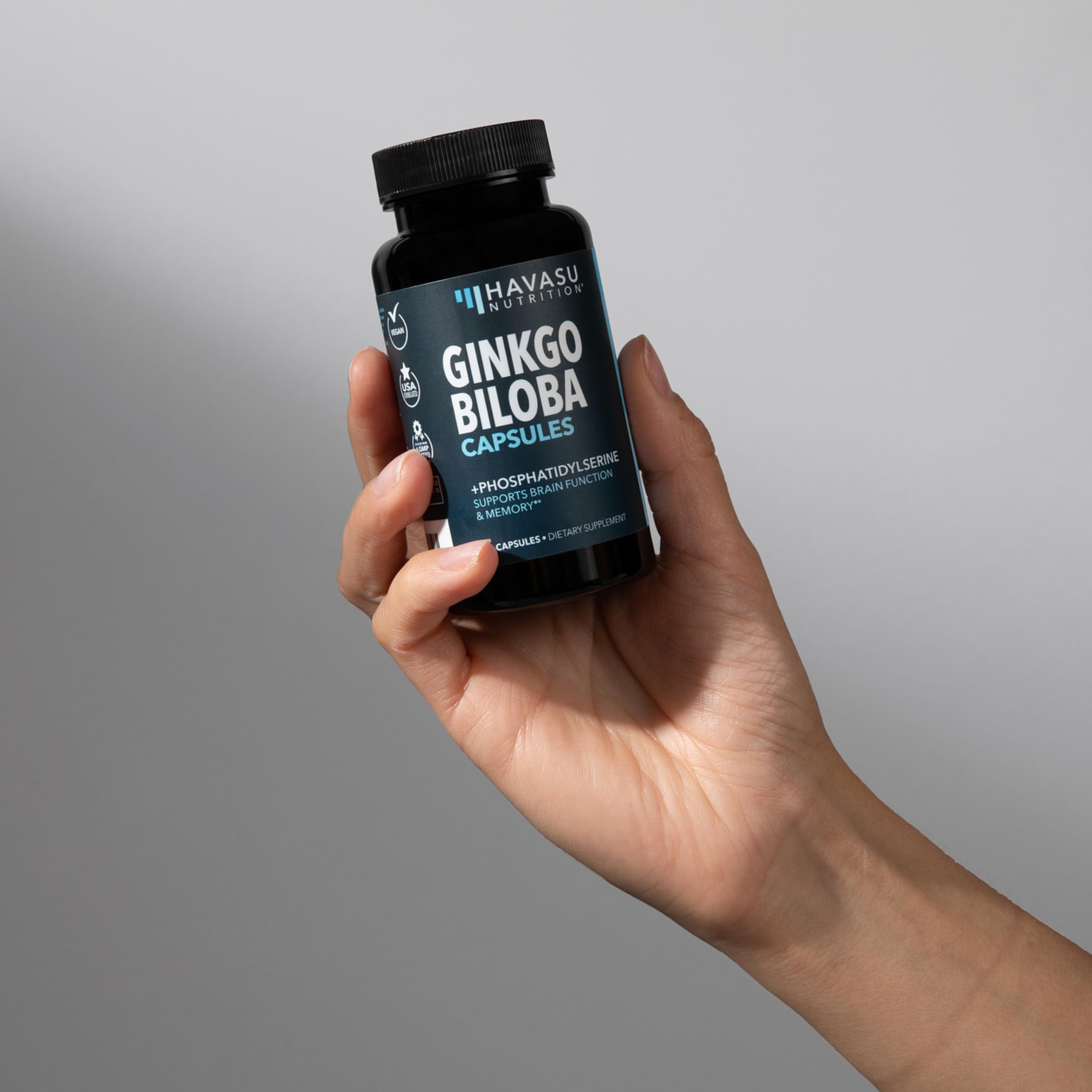 HAVASU Ginkgo Biloba 120mg – ambiance sans caféine pour énergie stable.