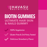 Huile de coco HAVASU NUTRITION améliore l’absorption de la biotine.