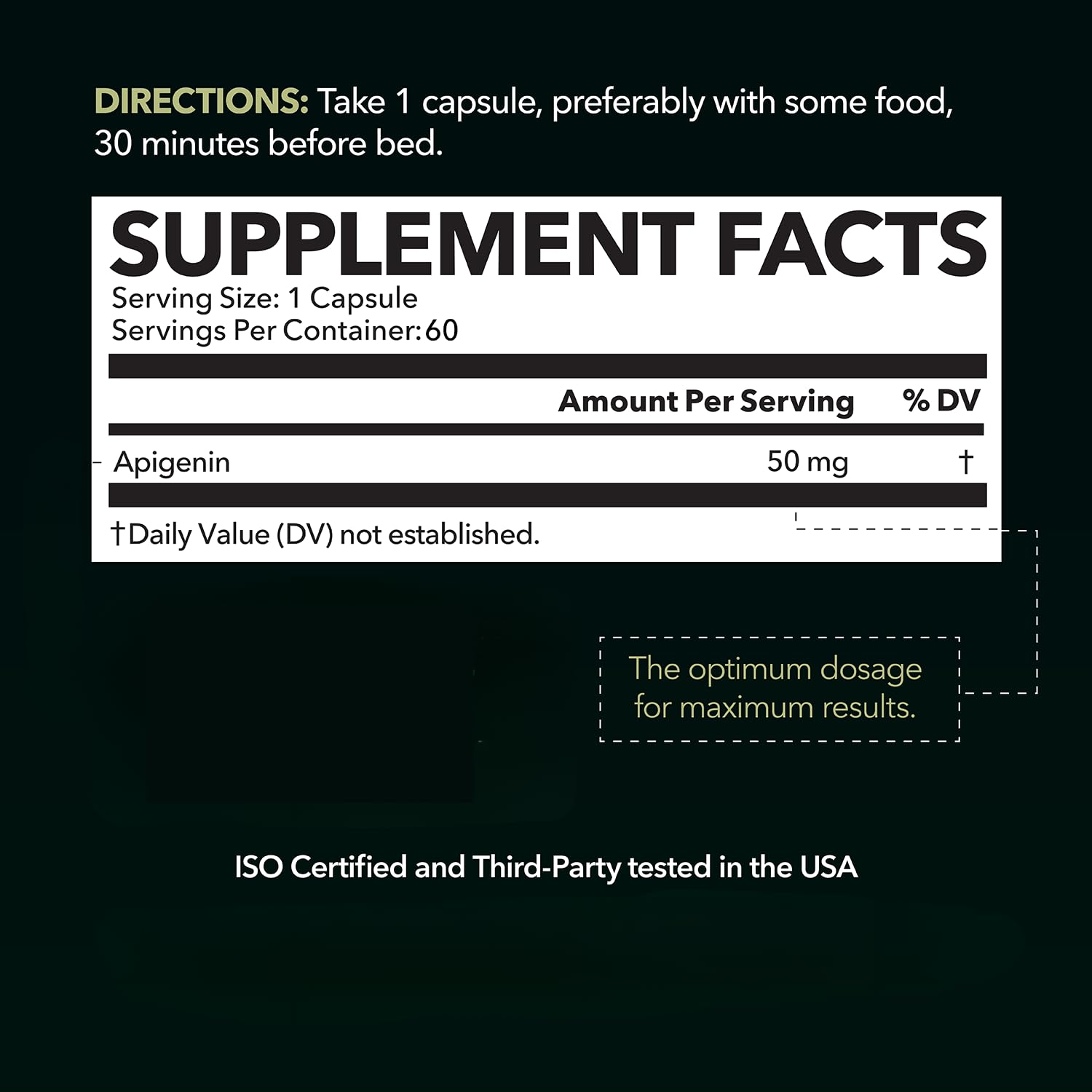 Apigenin liposomale – capsules absorption améliorée et soutien cognitif potentiel
