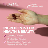 Gommes HAVASU NUTRITION routine beauté quotidienne simplifiée