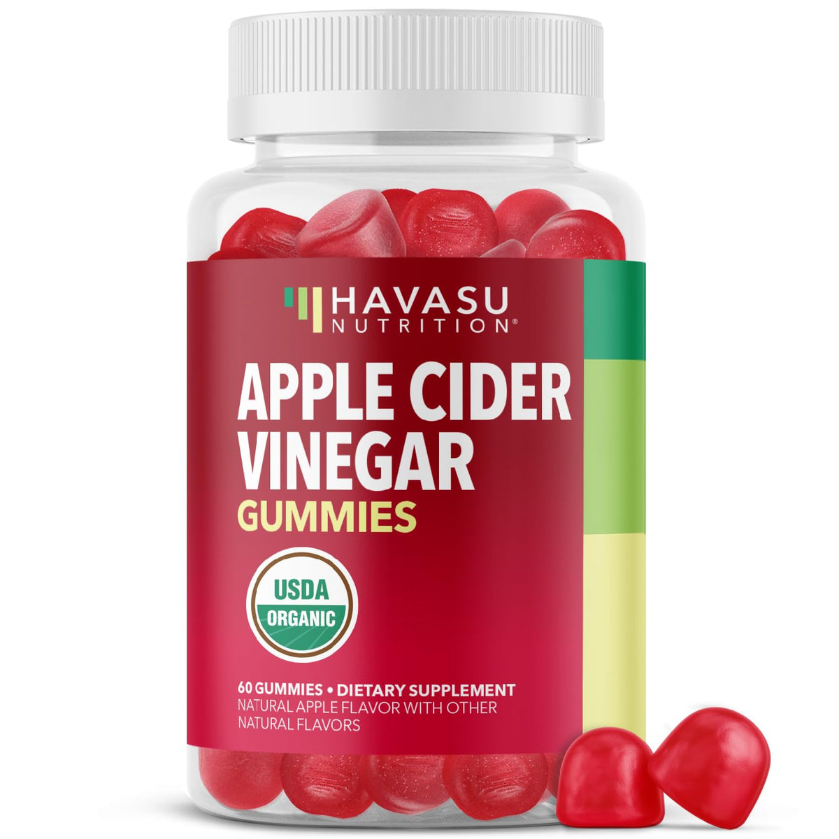 Gummies HAVASU NUTRITION dans une bouteille ACV bio, pratique à intégrer à votre routine.