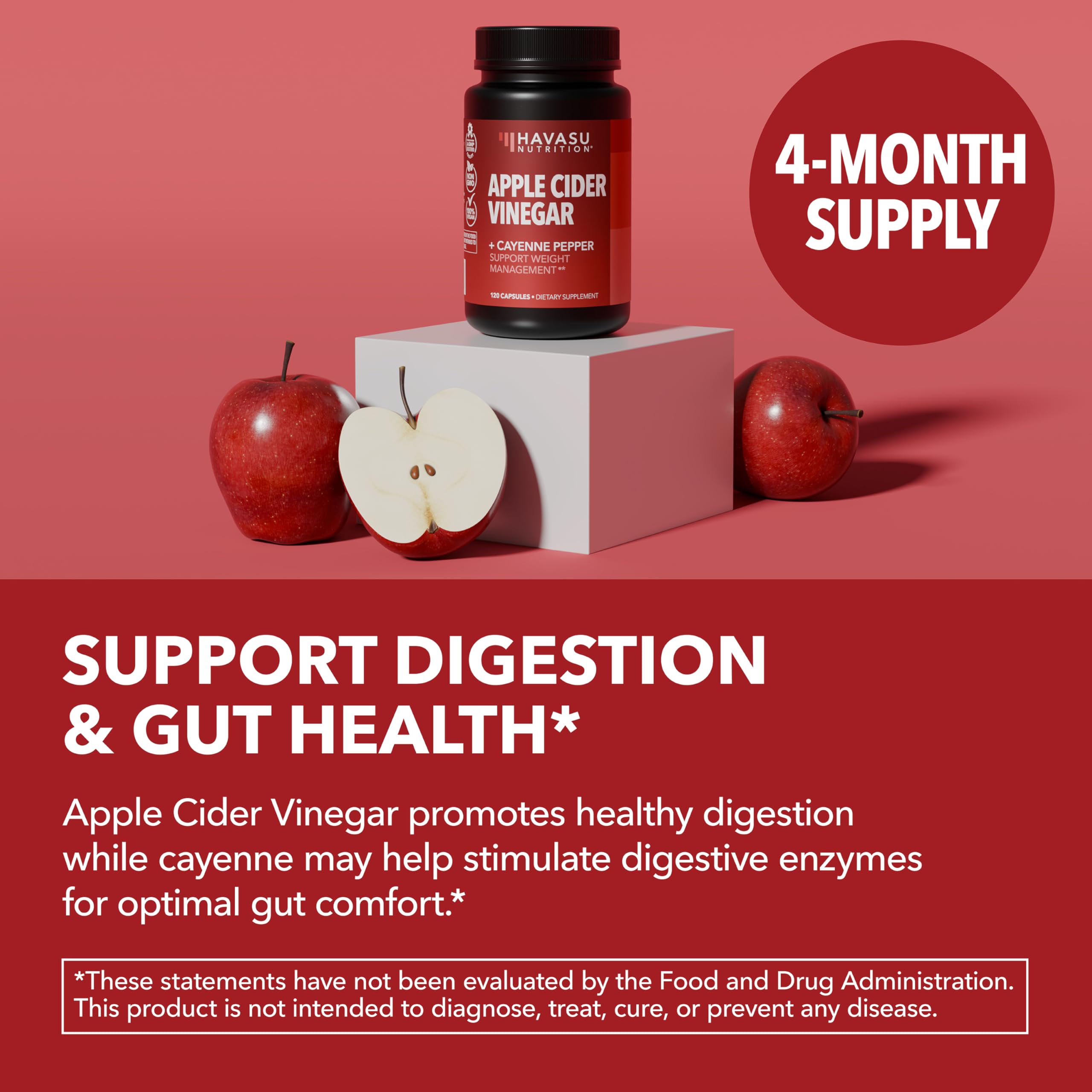 Capsules sans-arome HAVASU NUTRITION; goût neutre et utilisation facile.