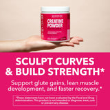 HAVASU NUTRITION Créatine pour femmes — doseur-cuillère intégré pour doser facilement et optimiser les entraînements.