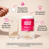 HAVASU NUTRITION Créatine pour femmes — shake après entraînement, récupération potentielle et pratique.