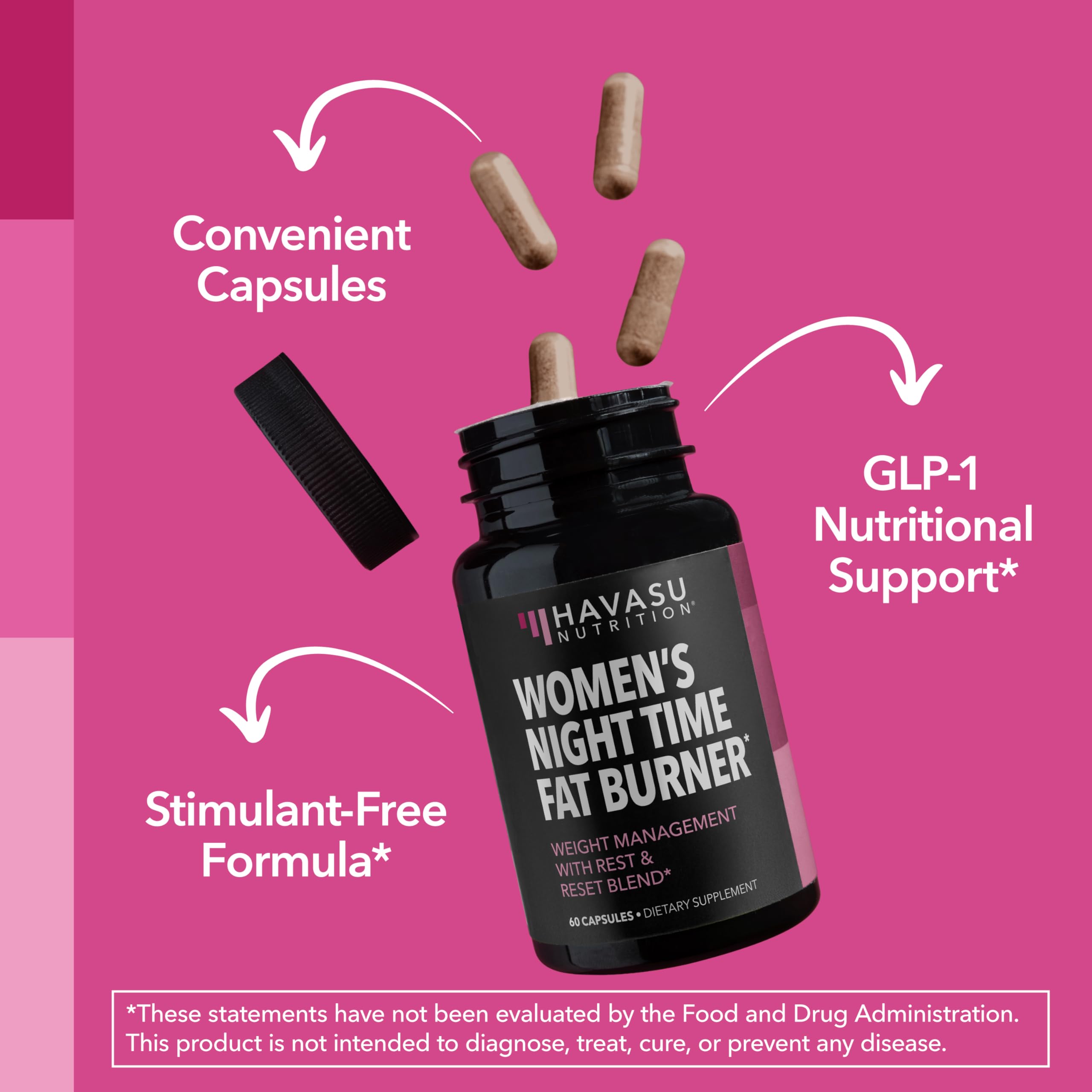 HAVASU NUTRITION extrait café vert – soutien métabolisme nocturne.
