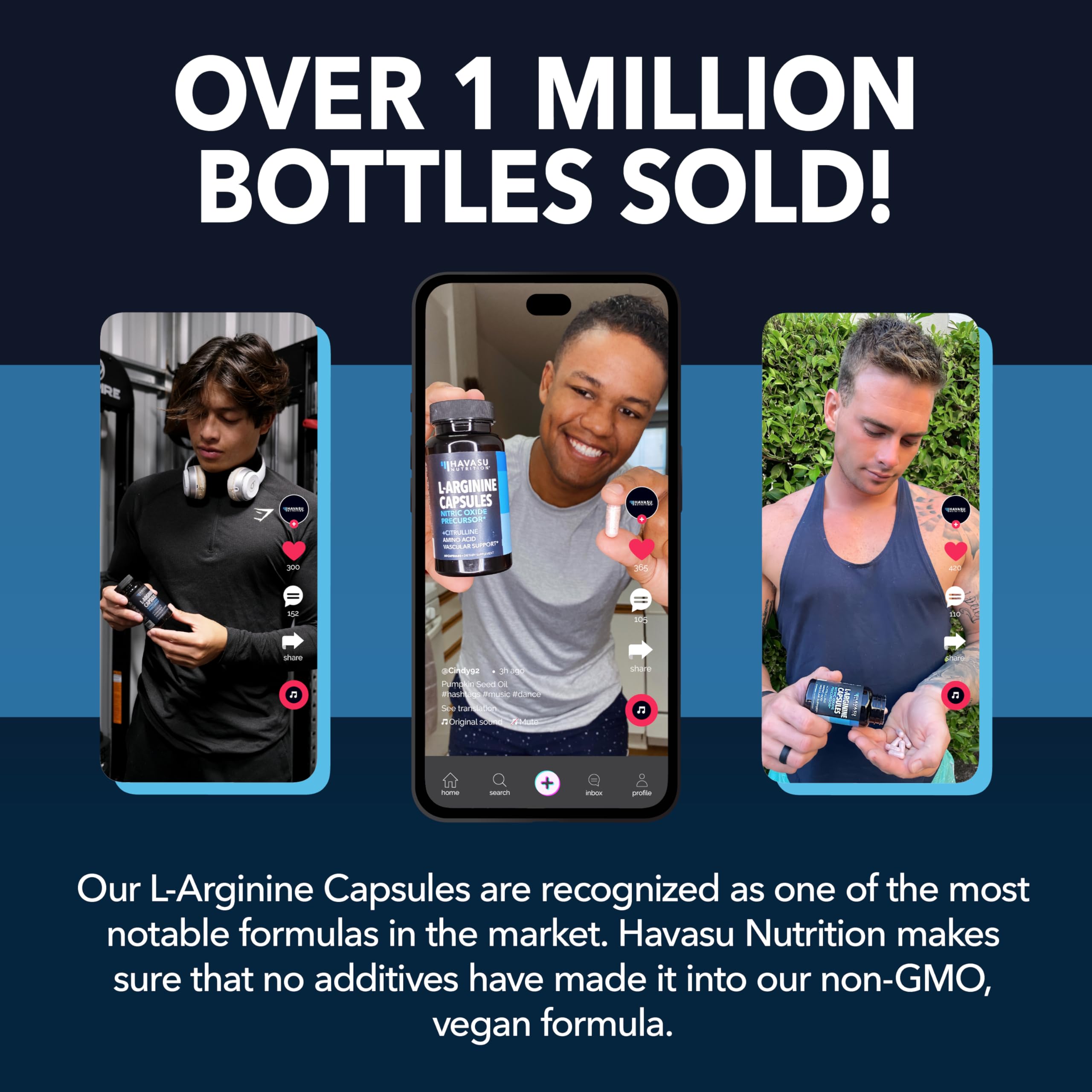 Formule L-Arginine et L-Citrulline signée HAVASU NUTRITION pour le soutien musculaire.