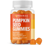 Gomme HAVASU NUTRITION avec extrait de graine de courge, soutien potentiel de la vessie.
