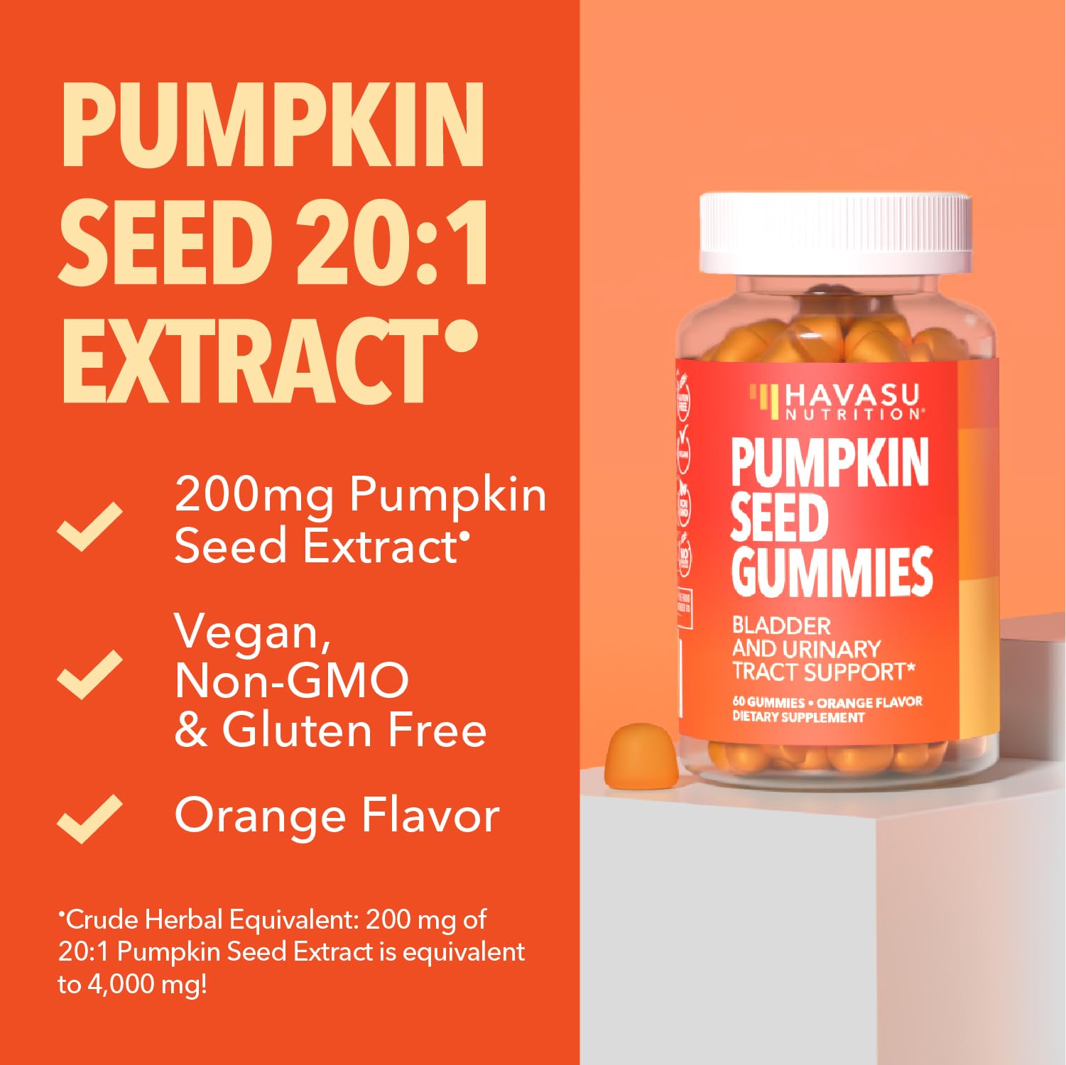 Gommes HAVASU NUTRITION utilisées au quotidien pour une routine pratique.