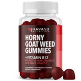 Gummies HAVASU NUTRITION épimède B12 framboise - flacon pratique pour énergie quotidienne.