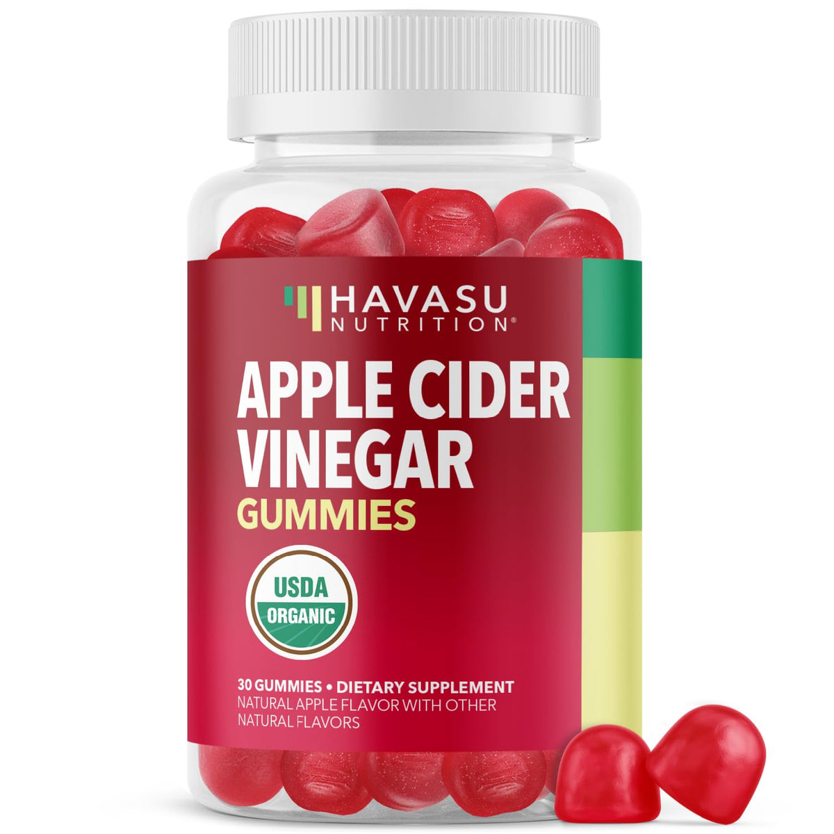 Gommes HAVASU NUTRITION, bouteille, soutien digestif pratique au quotidien.