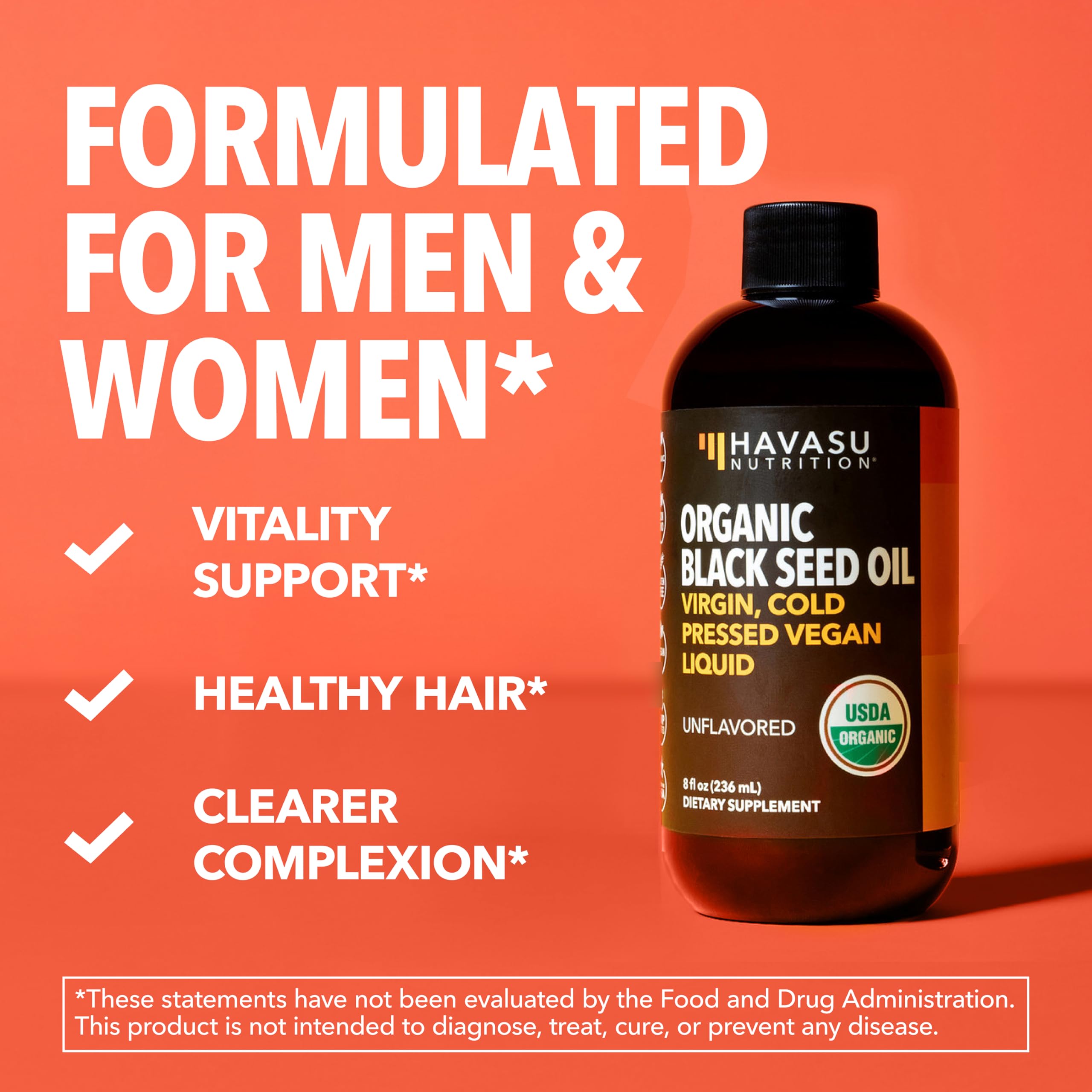 Huile nigelle HAVASU NUTRITION hydration peau: peau plus douce