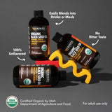 Huile nigelle HAVASU NUTRITION soin cheveux: brillance et vitalite
