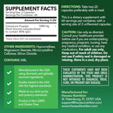 Capsules HAVASU NUTRITION avec IgG 40%, gélules visibles pour un soutien immunitaire potentiel.