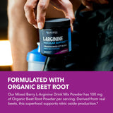 Bocal 30 jours havasu-nutrition-l-arginine-poudre sur plan de travail.