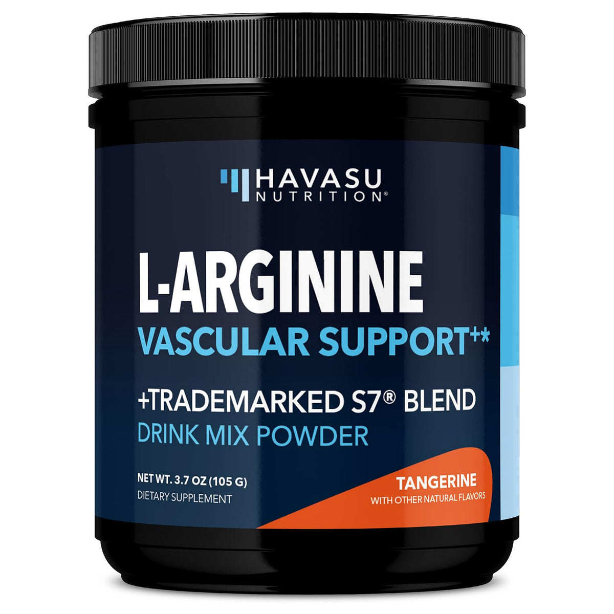 HAVASU NUTRITION Poudre L-Arginine dans une bouteille, soutien à l'endurance.