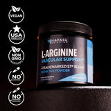 Mélange S7 HAVASU NUTRITION L-Arginine poudre, complément polyvalent pour endurance et récupération.