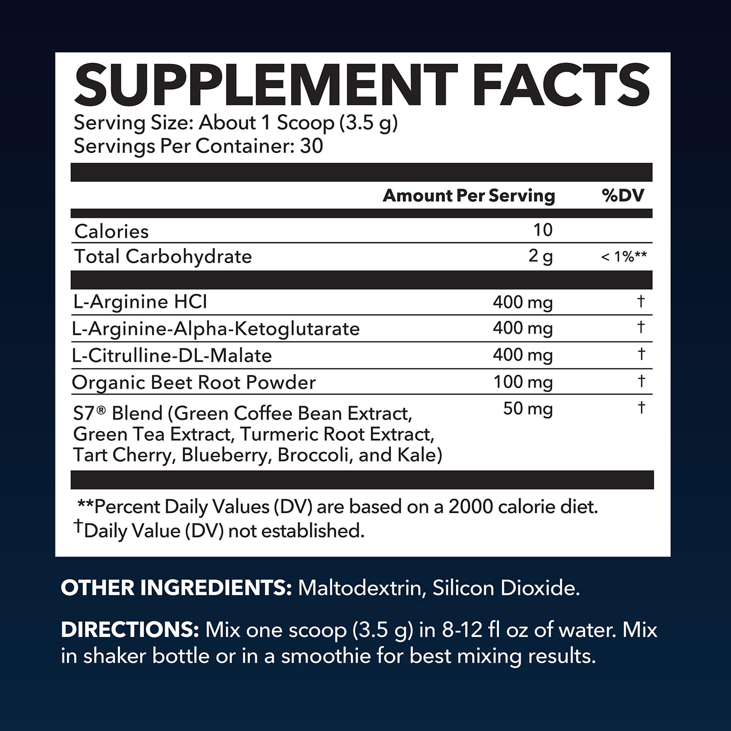 Pré-entraînement avec HAVASU NUTRITION L-Arginine, idéal pour démarrer votre séance.