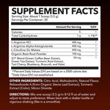 Poudre L-Arginine HAVASU NUTRITION étiquette Saveur Tangerine idéale avant l’entraînement.