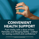 Capsules sans GMO HAVASU NUTRITION Saw Palmetto et Ortie