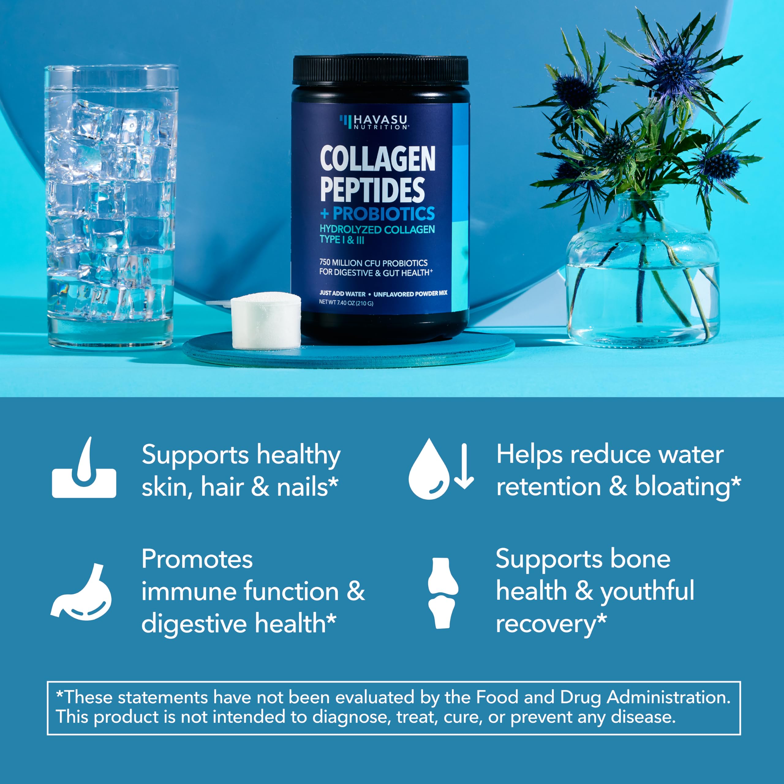 Effet sur cheveux, peau et ongles avec HAVASU Nutrition collagène